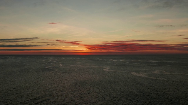 海上日落视频素材