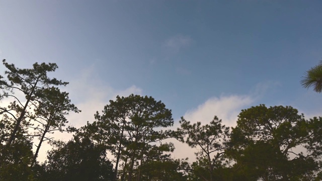 云白天天空的视频时间流逝视频素材