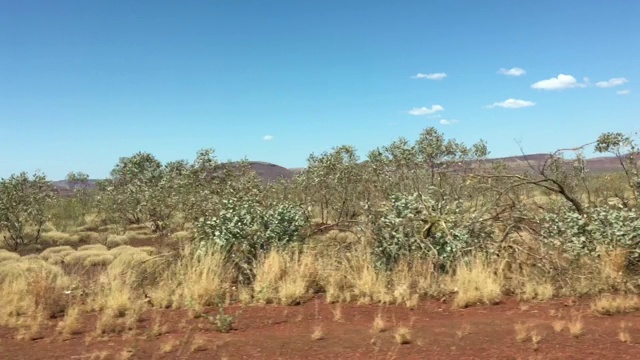 西澳大利亚的皮尔巴拉风景视频素材