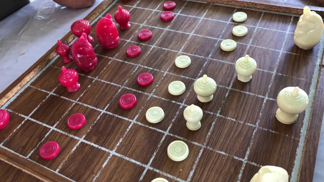 老年人下棋视频素材