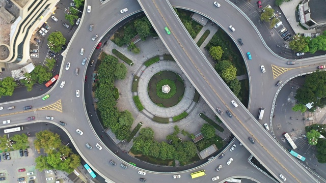 南昌市的城市风景，江西省，亚洲，中国视频素材