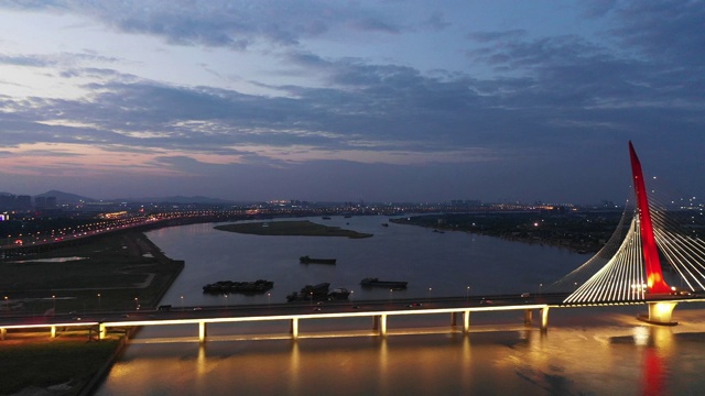 南昌市的城市风景，江西省，亚洲，中国视频素材