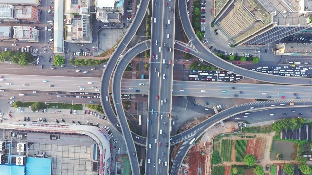 南昌市的城市风景，江西省，亚洲，中国视频素材