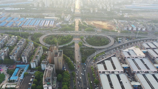 南昌市的城市风景，江西省，亚洲，中国视频素材