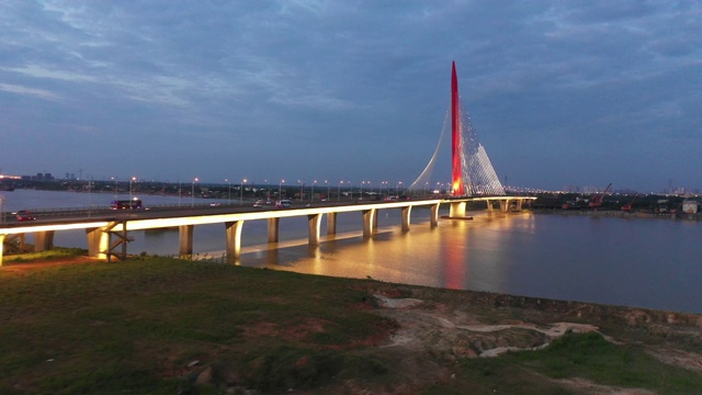 南昌市的城市风景，江西省，亚洲，中国视频素材