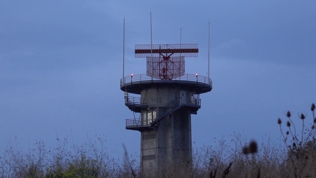 机场有防空系统。视频素材