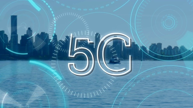 城市的5G网速视频素材