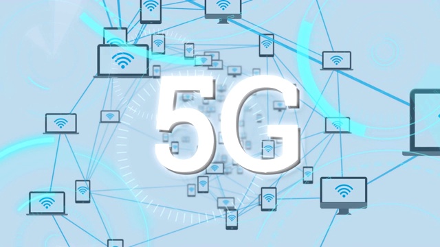 5 g网络连接视频素材