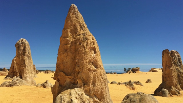 西澳沙漠地貌的尖峰视频素材