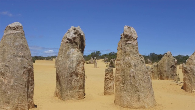 西澳沙漠地貌的尖峰视频素材