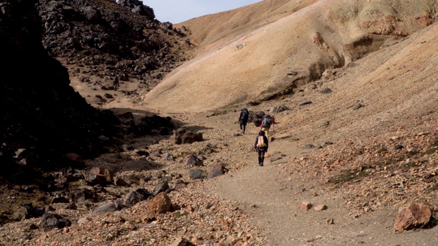 Landmannalaugar自然景观视频素材