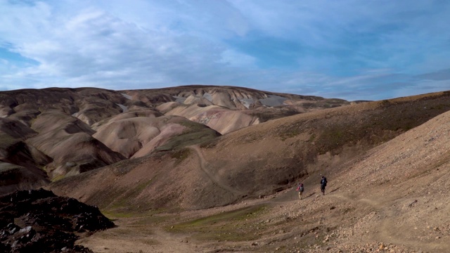 Landmannalaugar自然景观视频素材