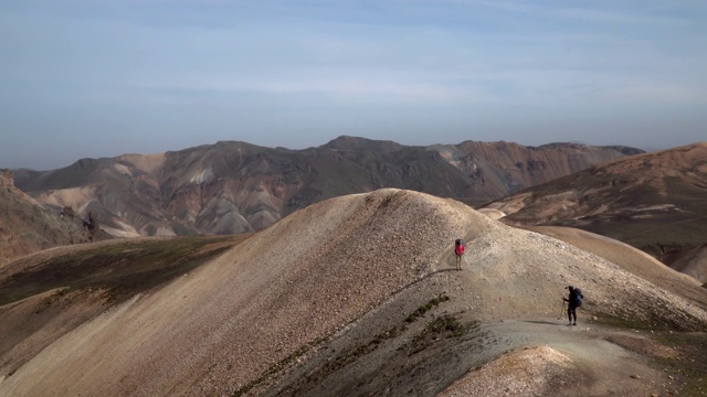 Landmannalaugar自然景观视频素材