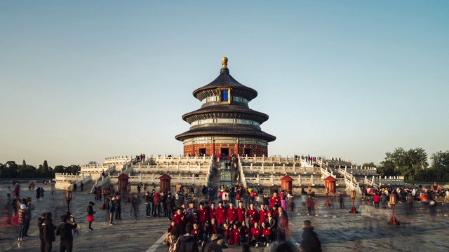 T/L TU Temple of Heavens(天坛)/北京，中国视频素材