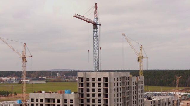 新建住宅区视频素材