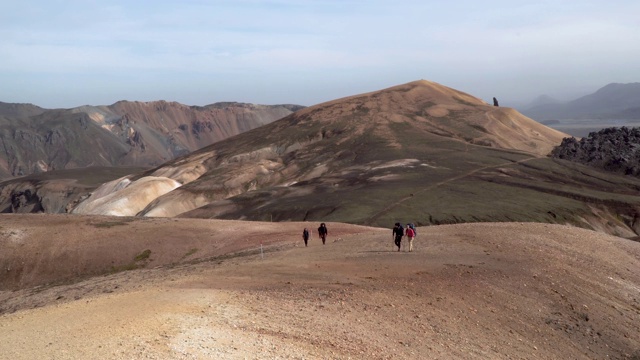 Landmannalaugar自然景观视频素材