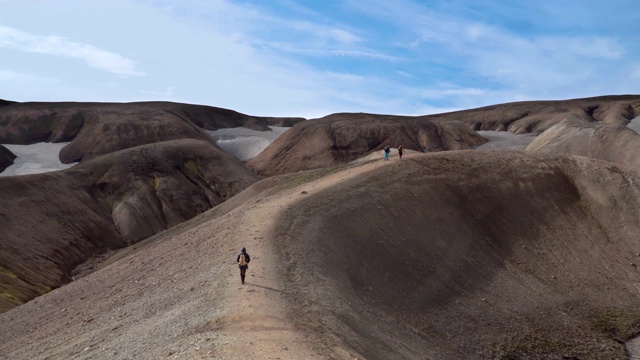 Landmannalaugar自然景观视频素材