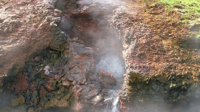 冰岛温泉，特写视频素材