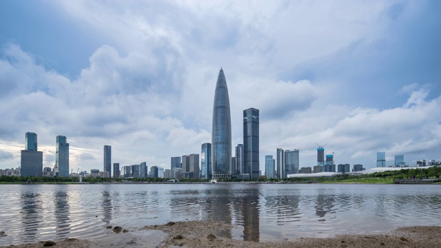 沈湾则仁彩公园-市景视频素材