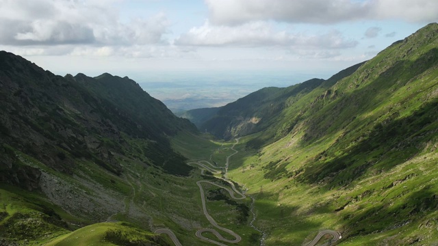 transagarasan高山公路视频素材