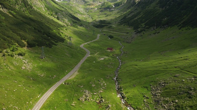 transagarasan高山公路视频素材