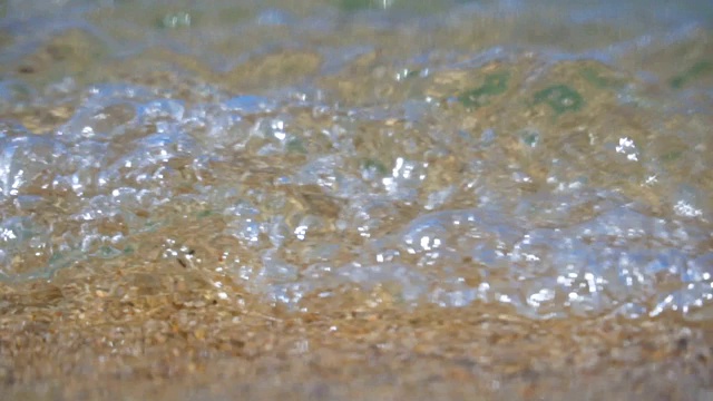 海浪溅起照相机视频素材