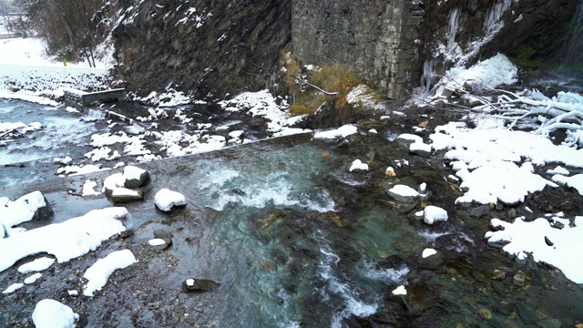 冰雪之河视频素材