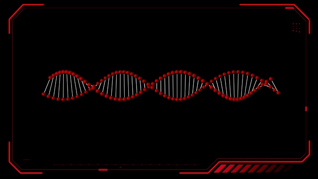 DNA双螺旋结构视频素材