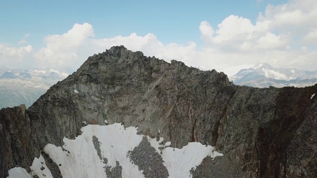 瑞士的岩石和山峰视频素材