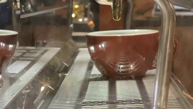 浓缩咖啡机视频素材