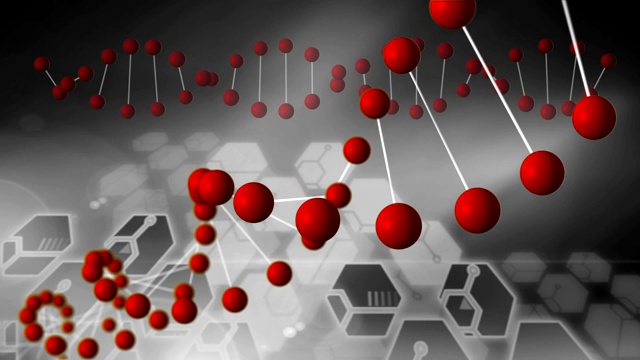数字DNA螺旋视频素材