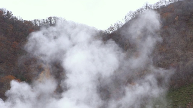 北海道地狱谷登别温泉(高清)视频素材