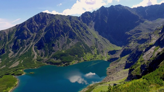 从Karb到kasproy Wierch和Gasienicowa山谷在夏天，塔特拉山脉，波兰视频素材