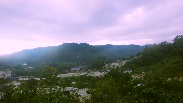 泰国的日出山。视频素材