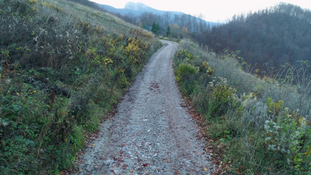 越野慢跑视频素材