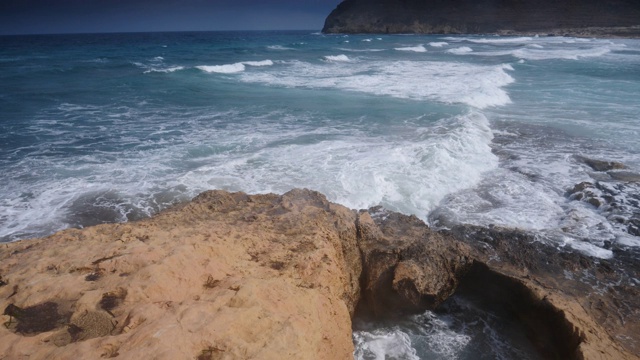 El Playazo海滩，西班牙海景视频素材