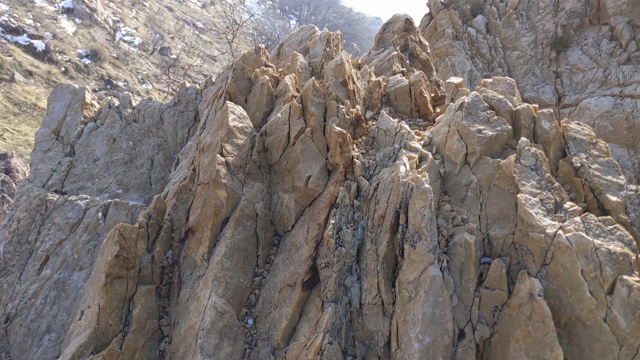 山雪路视频素材