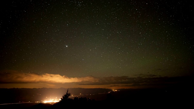 星夜时光流逝视频素材