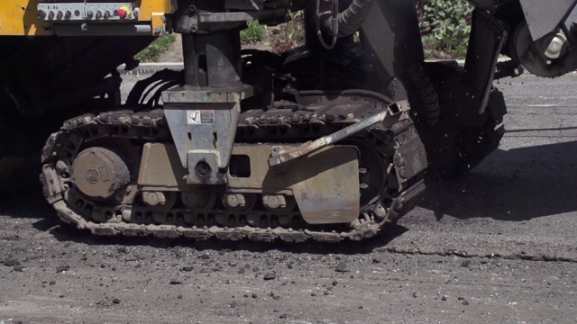 道路建设慢动作视频素材