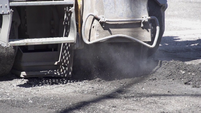 道路建设慢动作视频素材