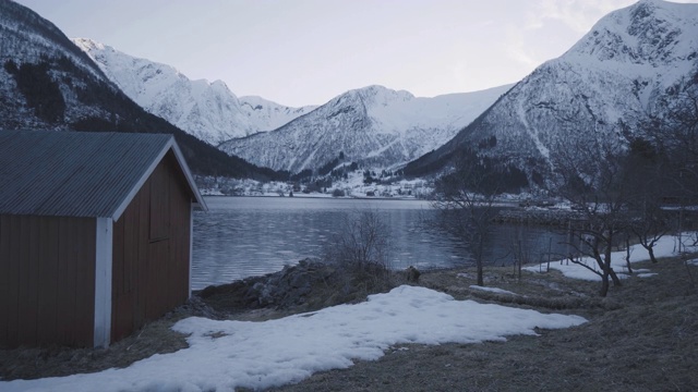 挪威的风景和景观:索格尼峡湾地区视频素材