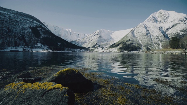 挪威的风景和景观:索格尼峡湾地区视频素材