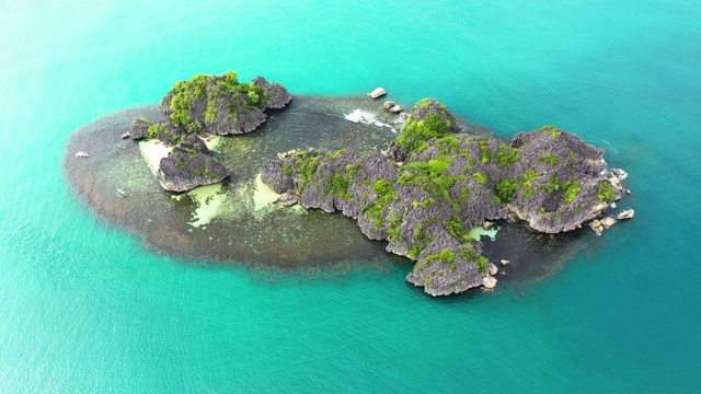 Caramoan群岛,菲律宾。夏季和旅游度假概念视频素材