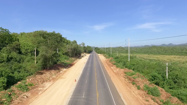 泰国农村道路视频素材