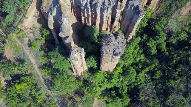 泰国北部的山景视频素材