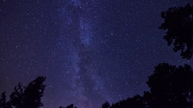 夜空和星星的时间流逝视频下载