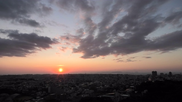 冲绳那霸的夜景视频素材