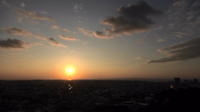 冲绳那霸的夜景视频素材