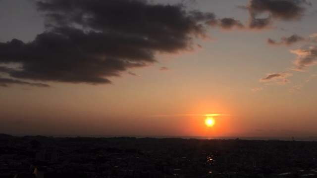 冲绳那霸的夜景视频素材