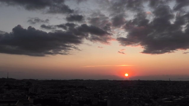 冲绳那霸的夜景视频素材